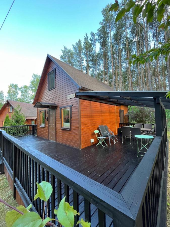 Domek Caloroczny Hawaje Nad Jeziorem Kazub Cieciorka Buitenkant foto