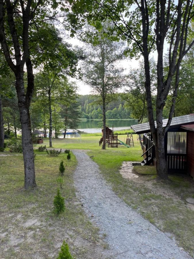 Domek Caloroczny Hawaje Nad Jeziorem Kazub Cieciorka Buitenkant foto