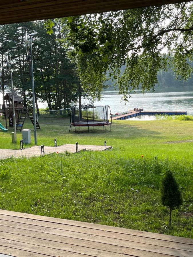 Domek Caloroczny Hawaje Nad Jeziorem Kazub Cieciorka Buitenkant foto