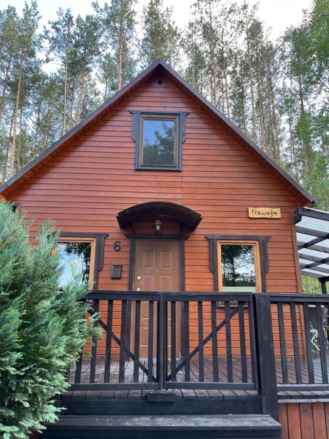 Domek Caloroczny Hawaje Nad Jeziorem Kazub Cieciorka Buitenkant foto