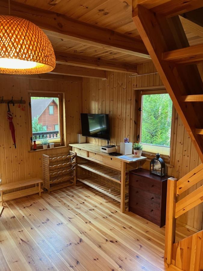 Domek Caloroczny Hawaje Nad Jeziorem Kazub Cieciorka Buitenkant foto