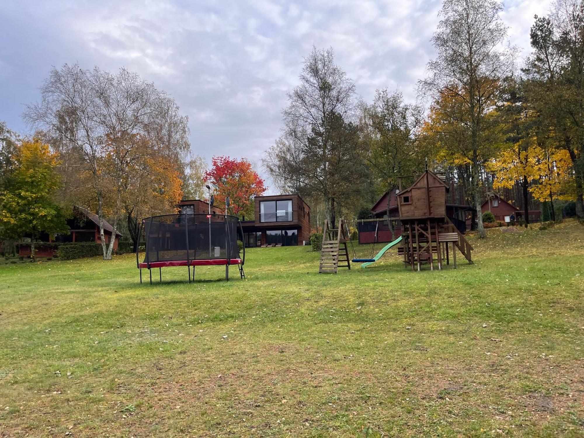 Domek Caloroczny Hawaje Nad Jeziorem Kazub Cieciorka Buitenkant foto