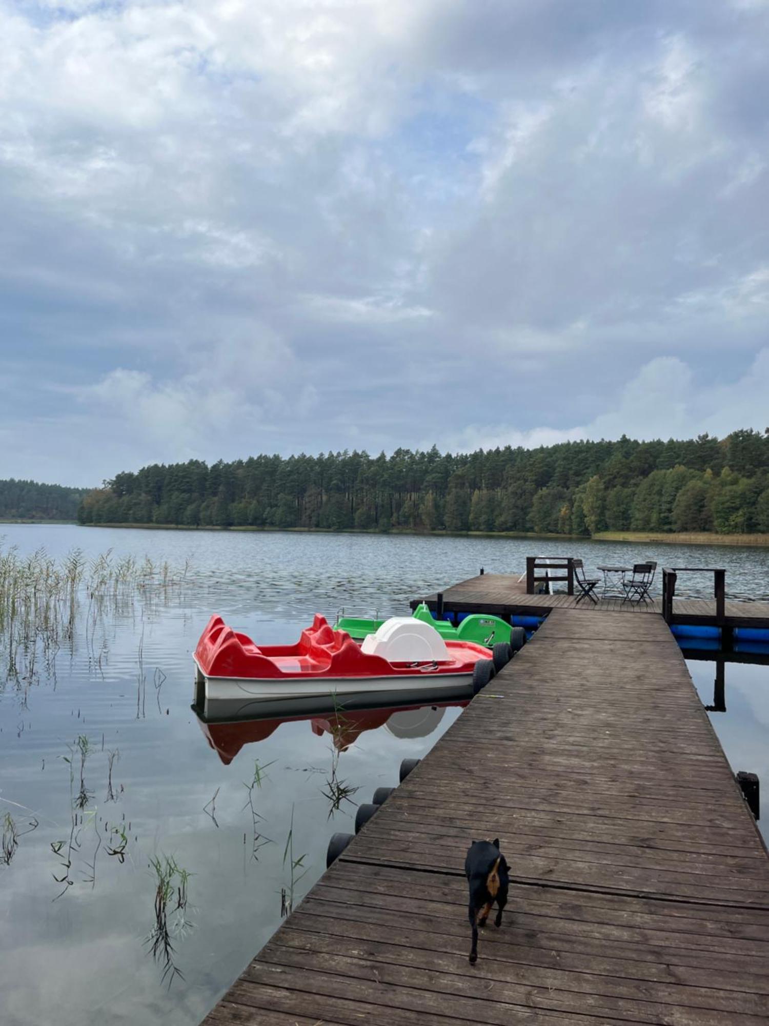 Domek Caloroczny Hawaje Nad Jeziorem Kazub Cieciorka Buitenkant foto