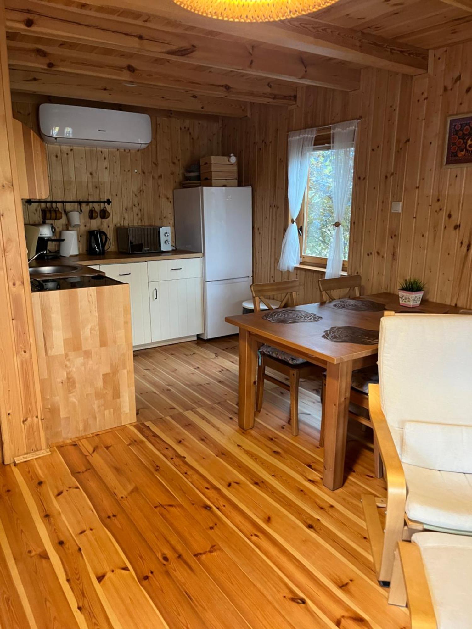 Domek Caloroczny Hawaje Nad Jeziorem Kazub Cieciorka Buitenkant foto