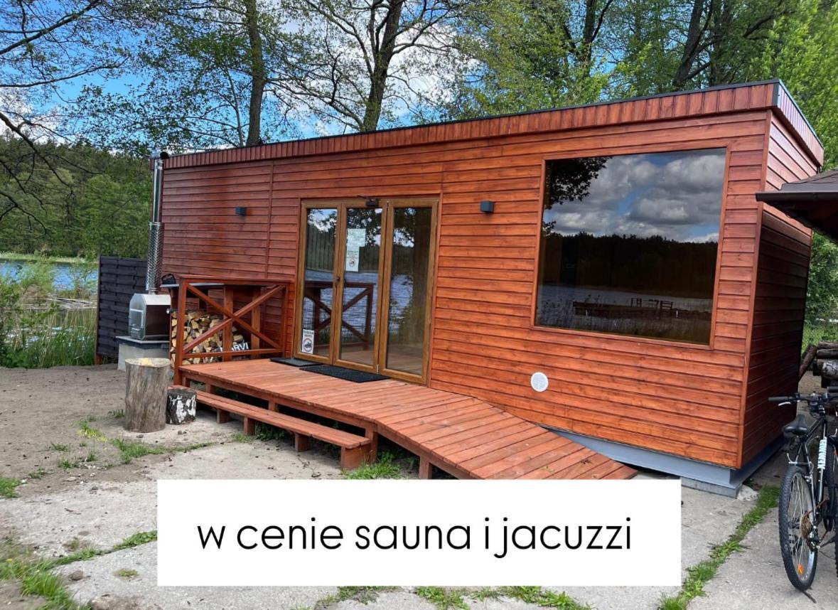 Domek Caloroczny Hawaje Nad Jeziorem Kazub Cieciorka Buitenkant foto